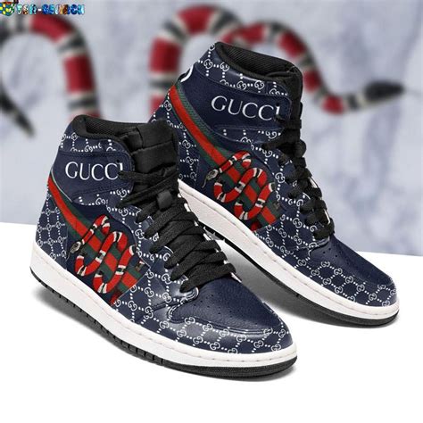 navy gucci snake